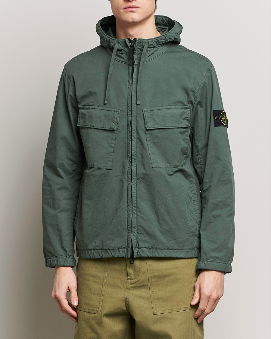 Herr | Stone Island | Stone Island | Supima Cotton Hooded Jacket Musk