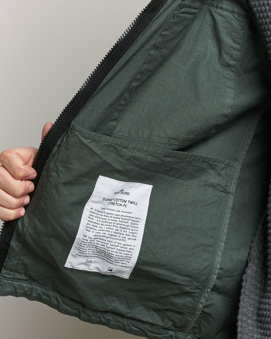 Herre | Jakker | Stone Island | Supima Cotton Hooded Jacket Musk