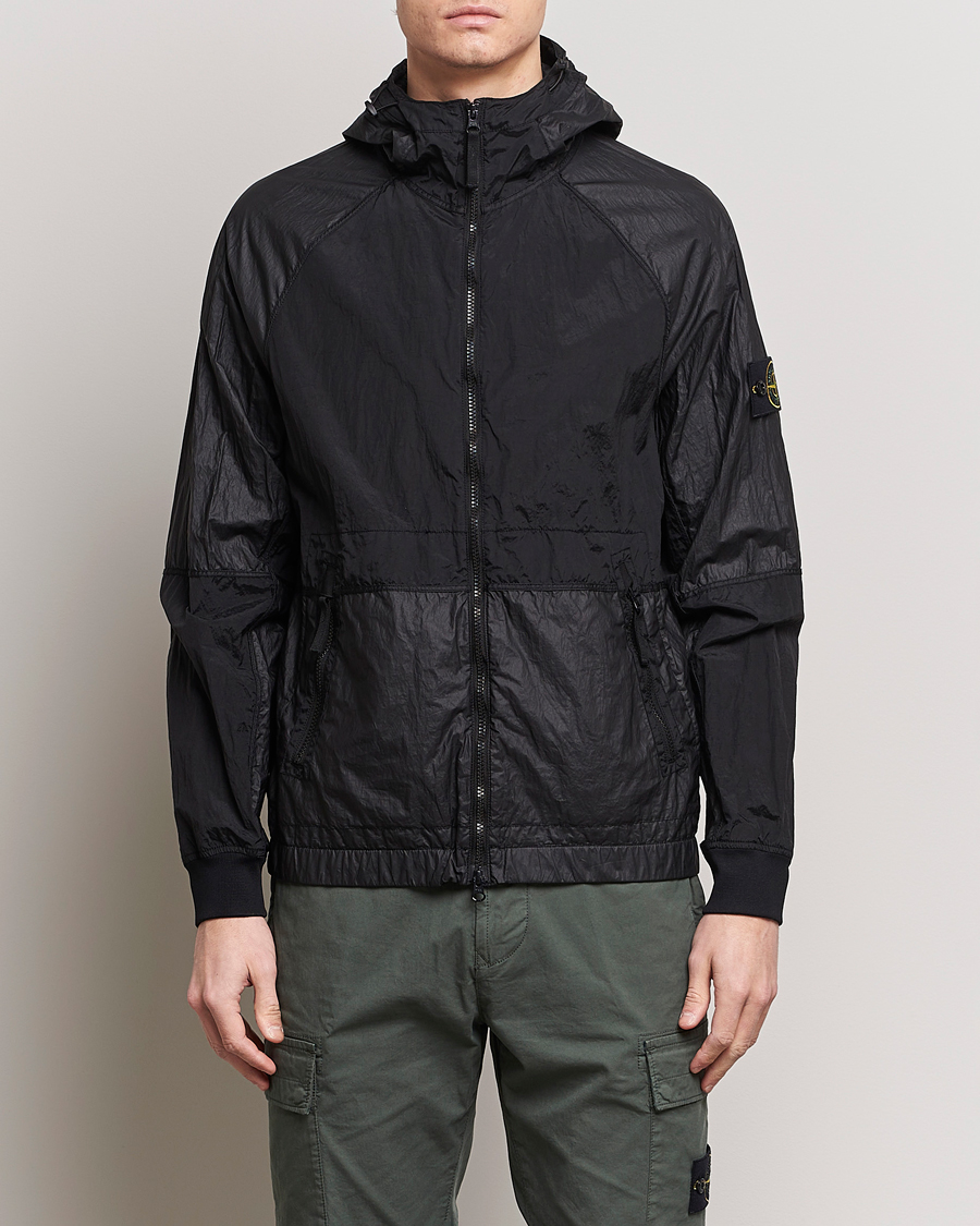 Herr |  | Stone Island | Nylon Metal Hooded Jacket Black