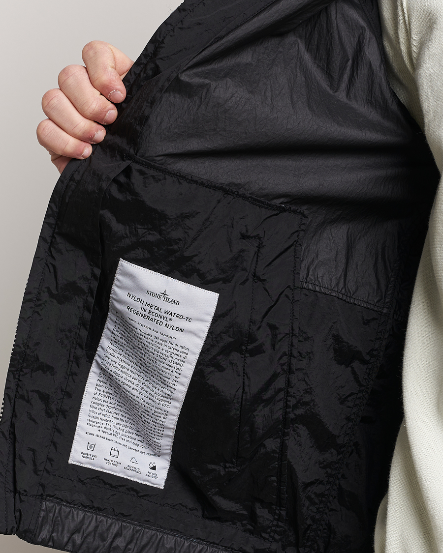 Herre | Jakker | Stone Island | Nylon Metal Hooded Jacket Black