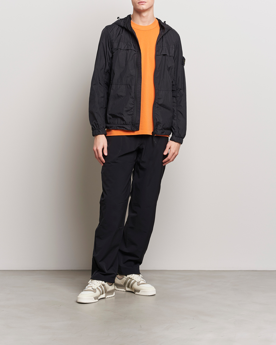 Herre | Jakker | Stone Island | Crinkle Reps Hooded Jacket Black