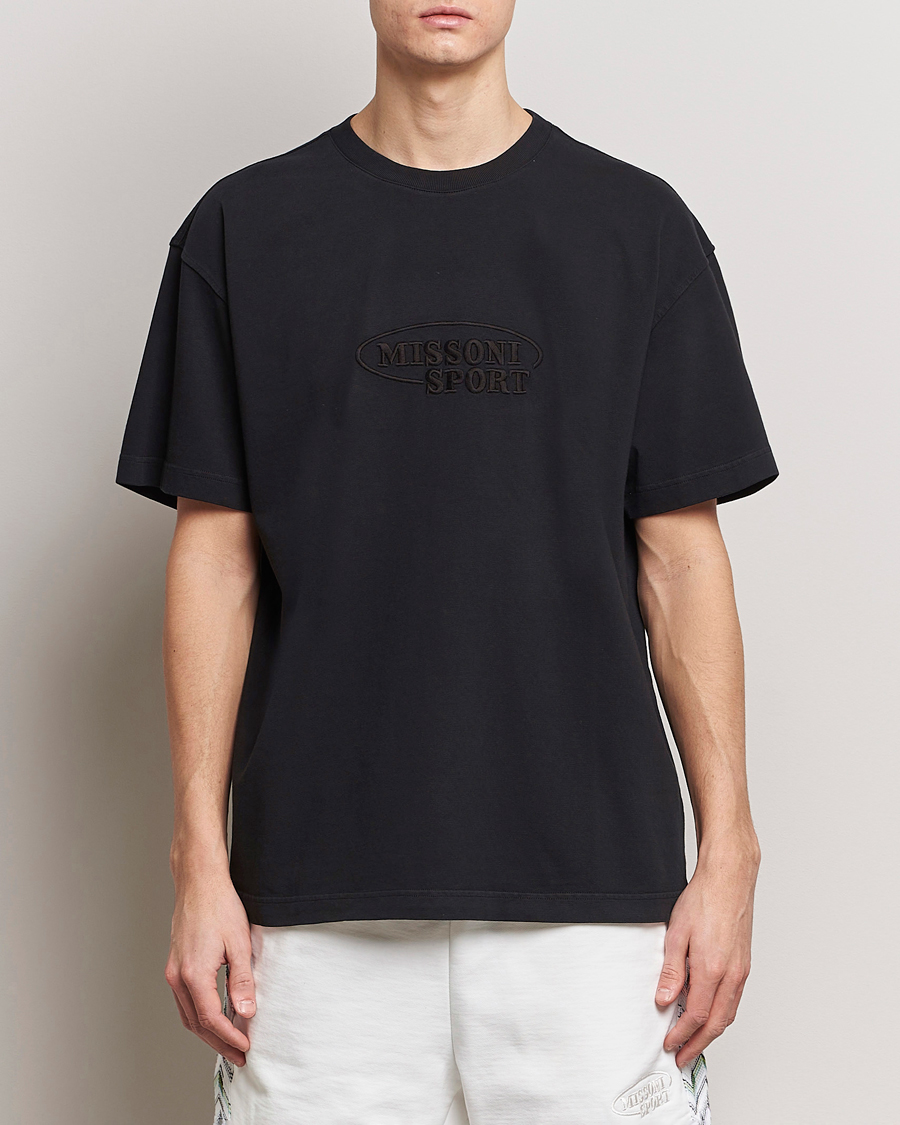 Herre | Italian Department | Missoni | SPORT Short Sleeve T-Shirt Black