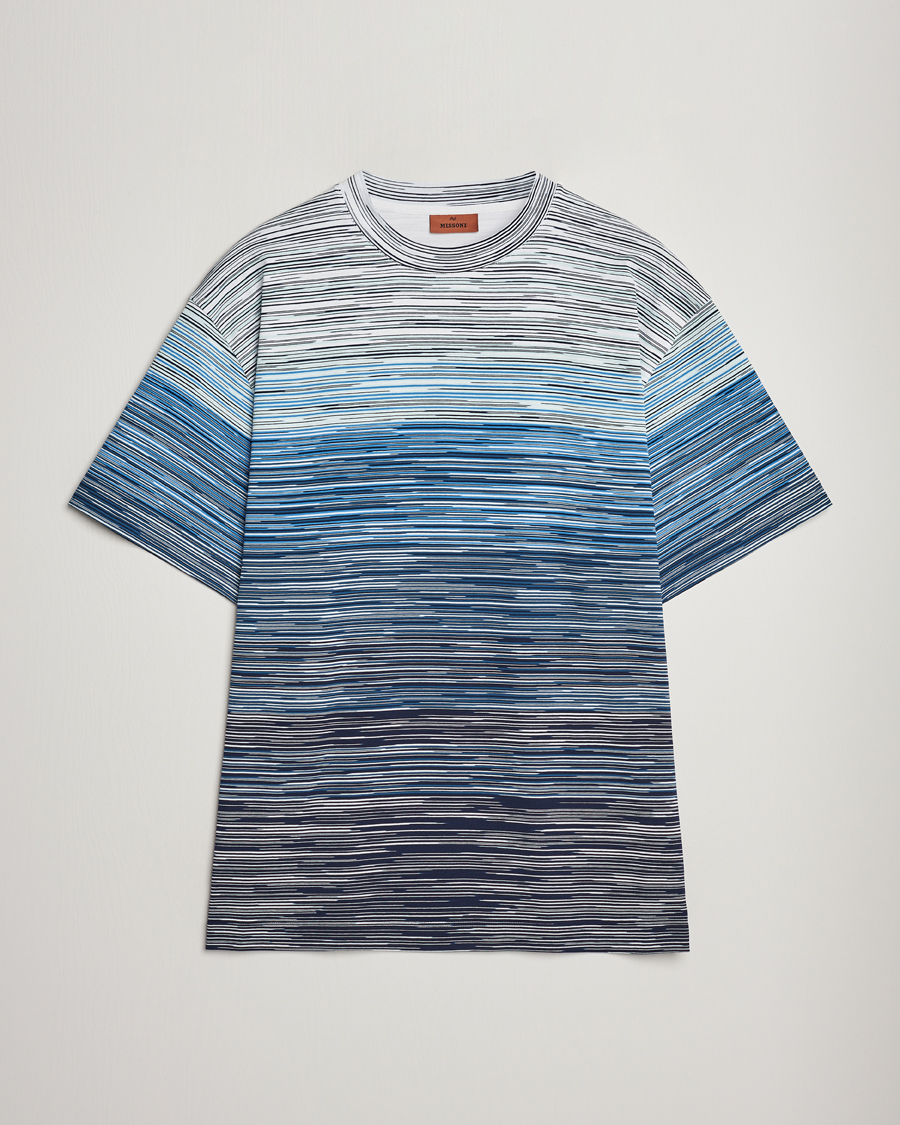 Herre | T-Shirts | Missoni | Space Dyed T-Shirt Blue