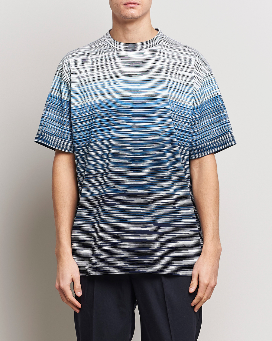 Herre | Kortærmede t-shirts | Missoni | Space Dyed T-Shirt Blue