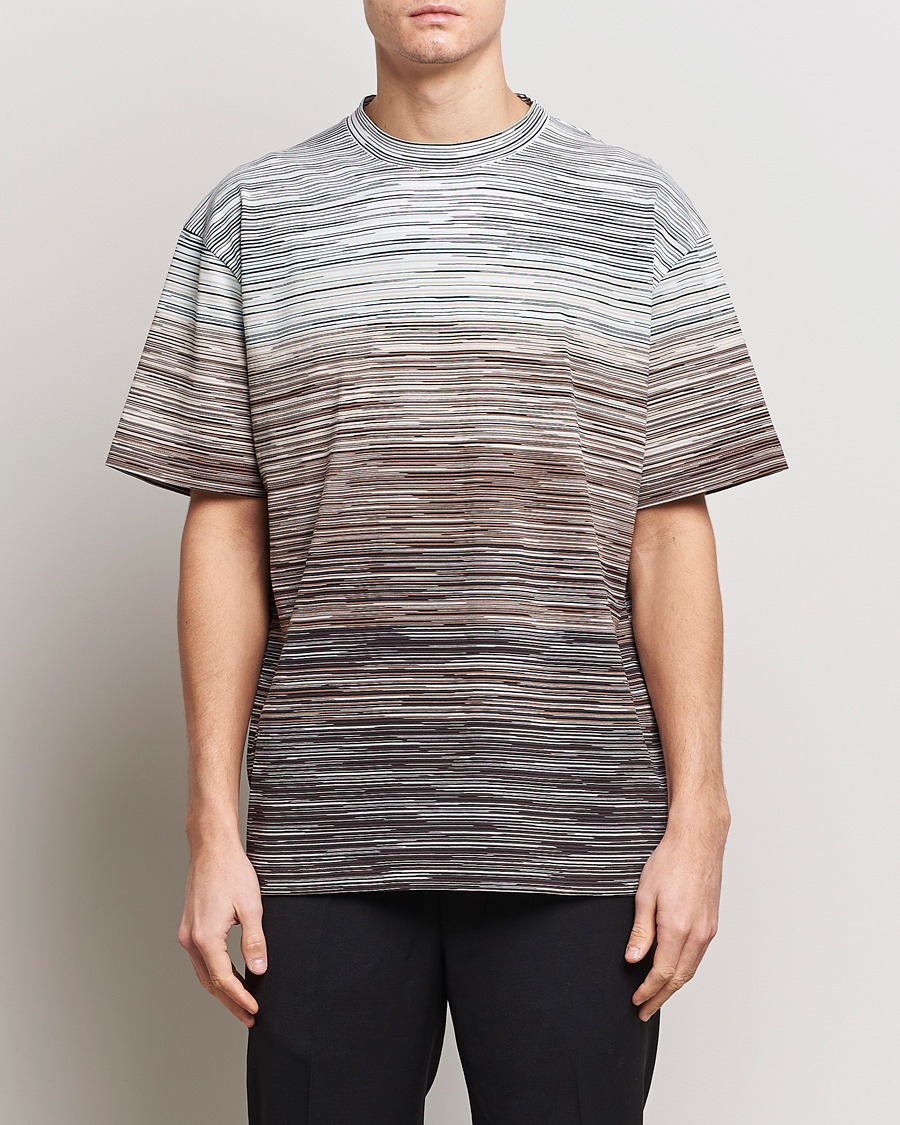 Herre | Kortærmede t-shirts | Missoni | Space Dyed T-Shirt Beige