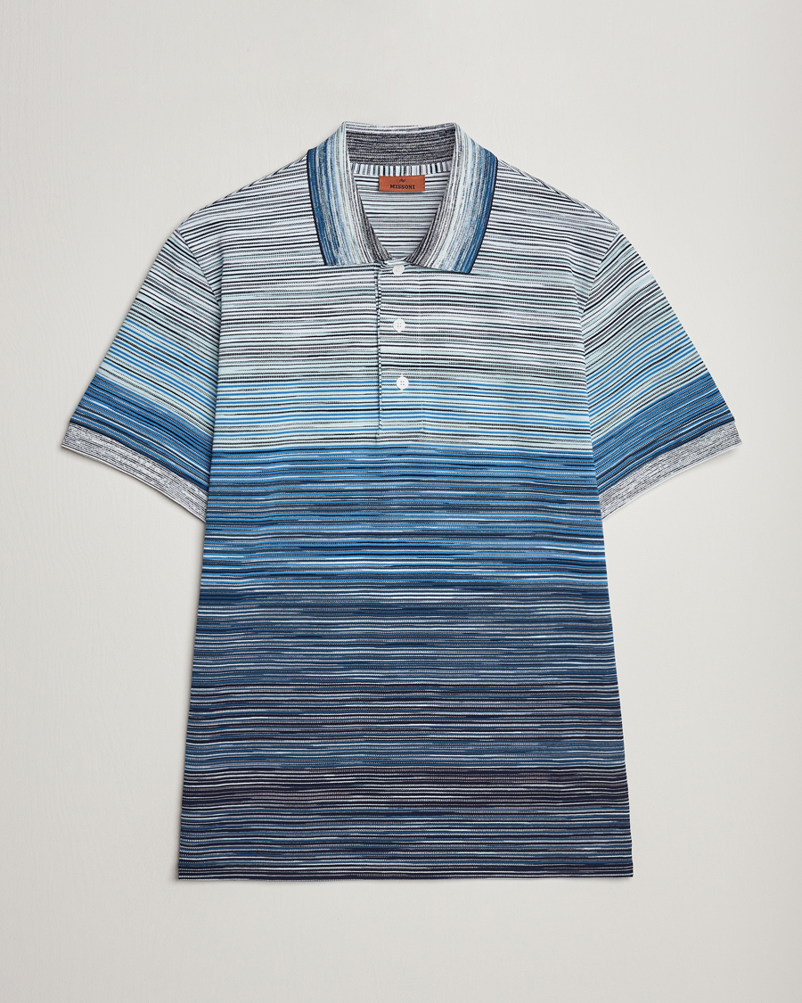 Herre | Polotrøjer | Missoni | Space Dyed Polo Blue