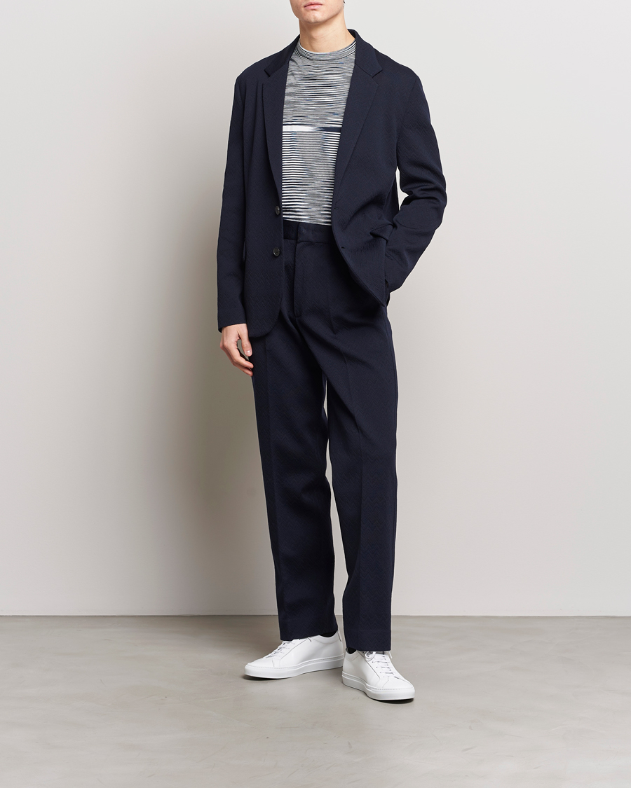 Herre | Blazere & jakker | Missoni | Chevron Wool Blazer Navy