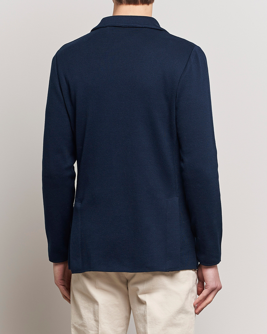 Herre | Blazere & jakker | Lardini | Knitted Cotton Blazer Navy