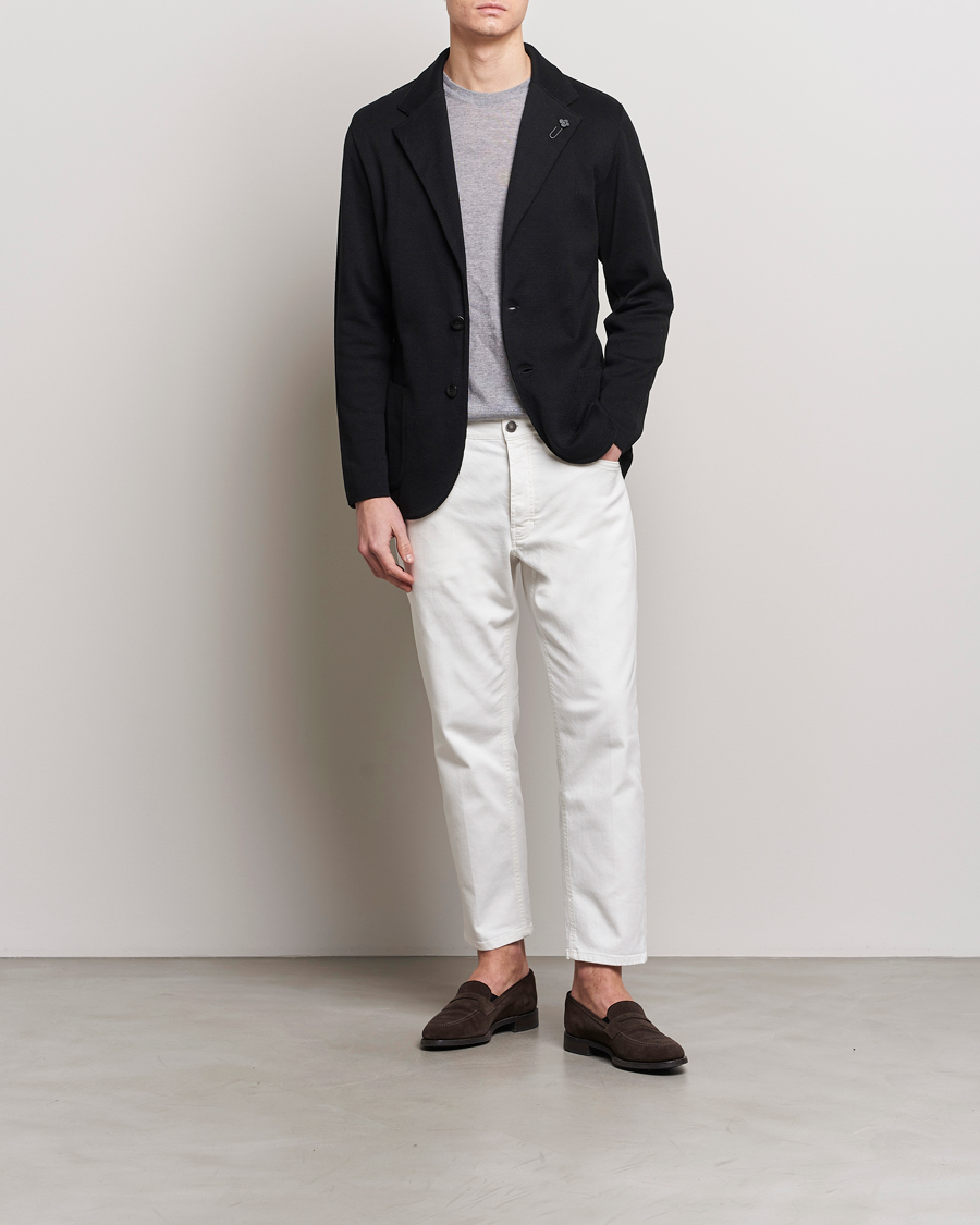 Herre | Blazere & jakker | Lardini | Knitted Cotton Blazer Black