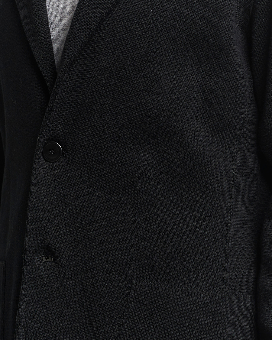 Herre | Blazere & jakker | Lardini | Knitted Cotton Blazer Black