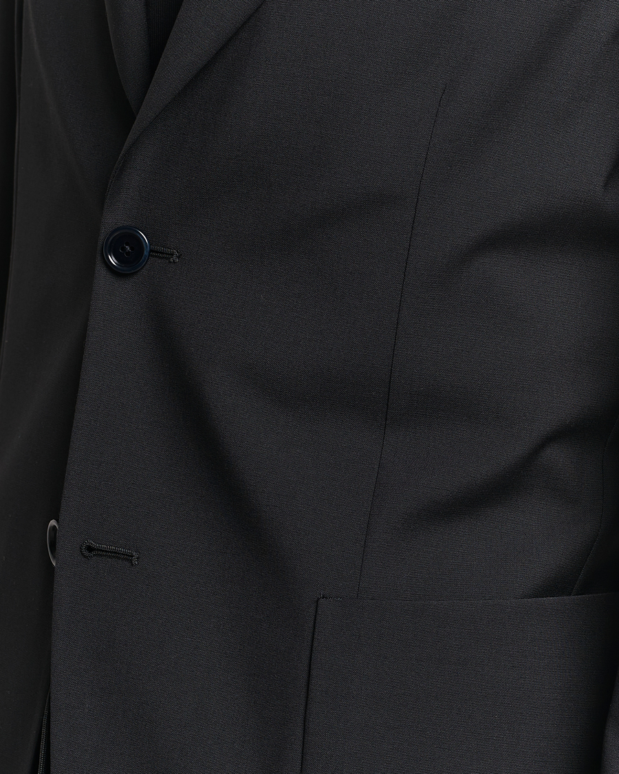 Herre | Jakkesæt | Lardini | Travellers Soft Wool Suit Black