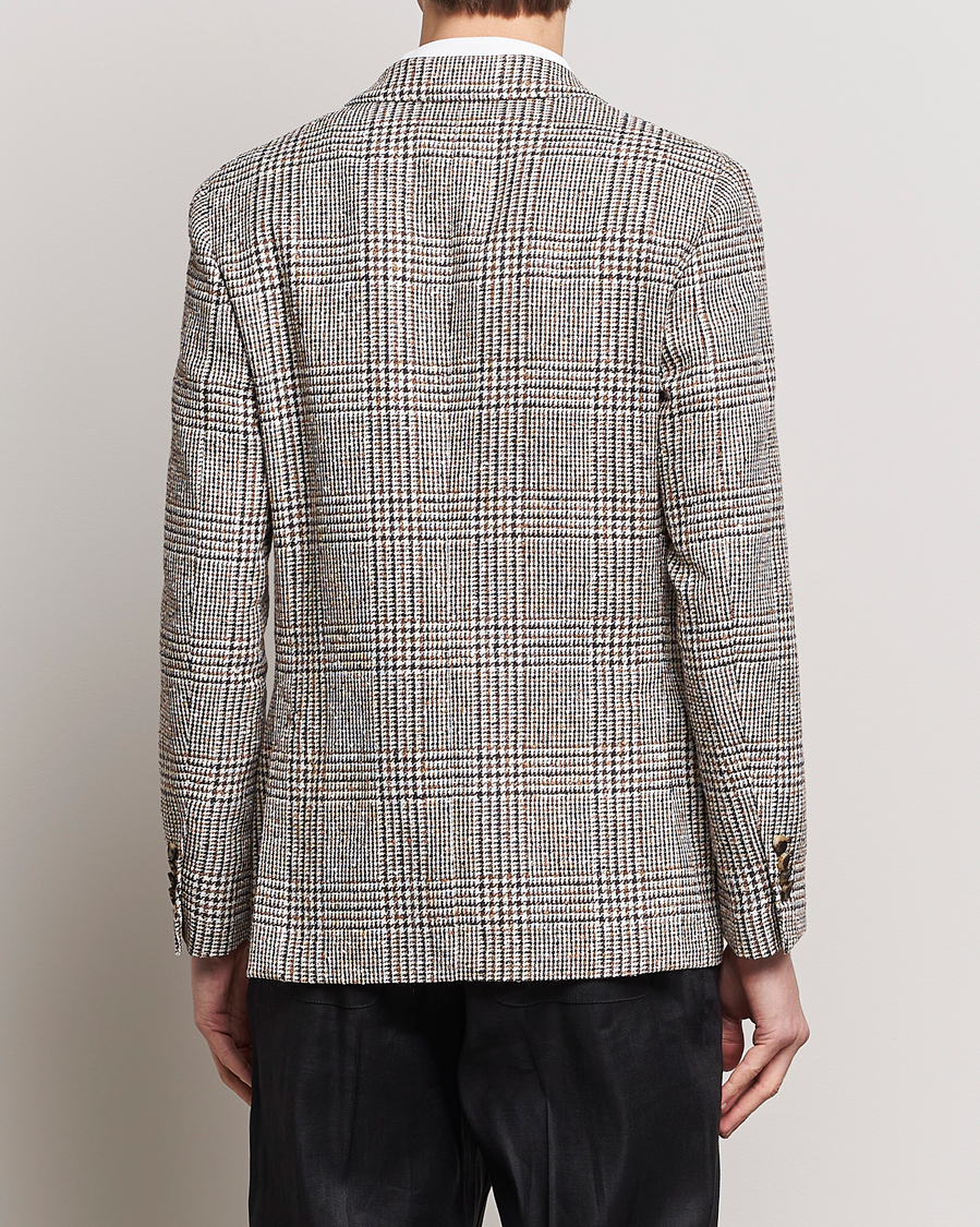 Herre | Blazere & jakker | Lardini | Checked Linen Blazer Brown