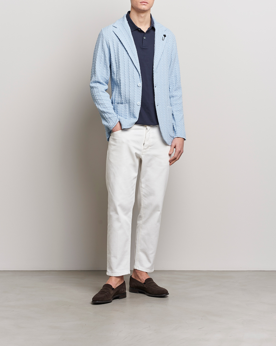 Herre | Jeans | Lardini | Ione Loose Fit Denim White