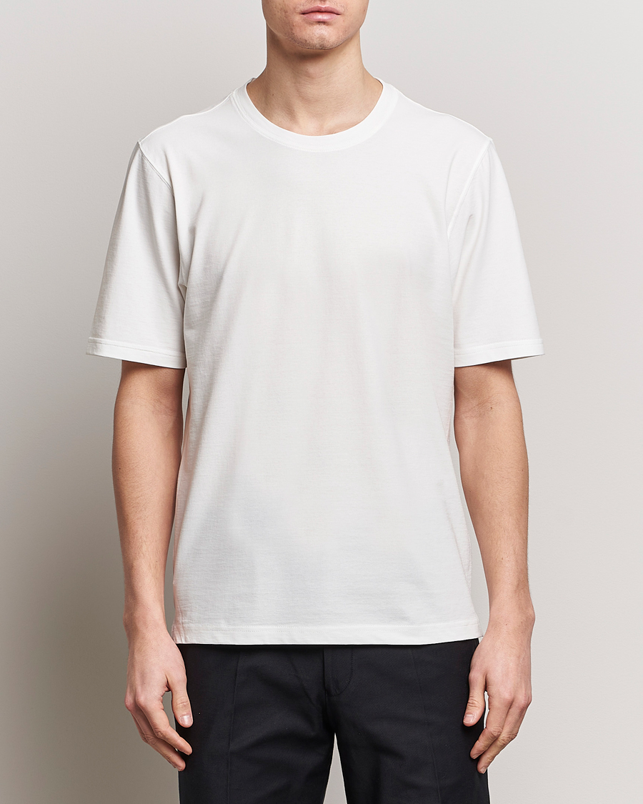 Herre | Kortærmede t-shirts | Lardini | Ice Cotton T-Shirt White