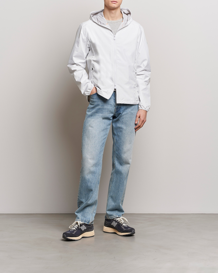 Herre | Jakker | Save The Duck | Zayn Lightweight Recycled Water Repellent Jacket White