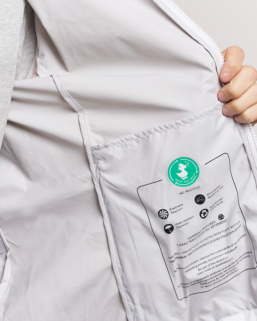 Herre | Jakker | Save The Duck | Zayn Lightweight Recycled Water Repellent Jacket White