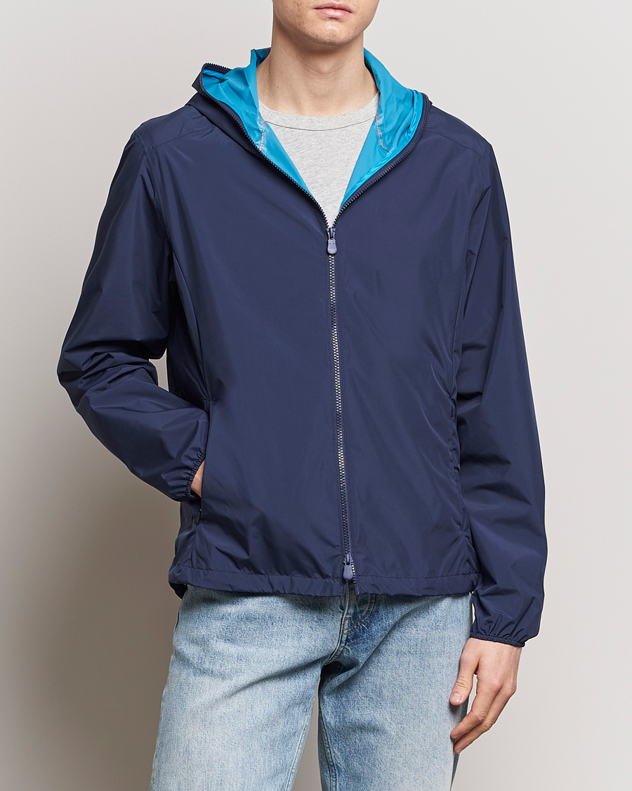 Herre | Forårsjakker | Save The Duck | Zayn Lightweight Recycled Water Repellent Jacket Navy