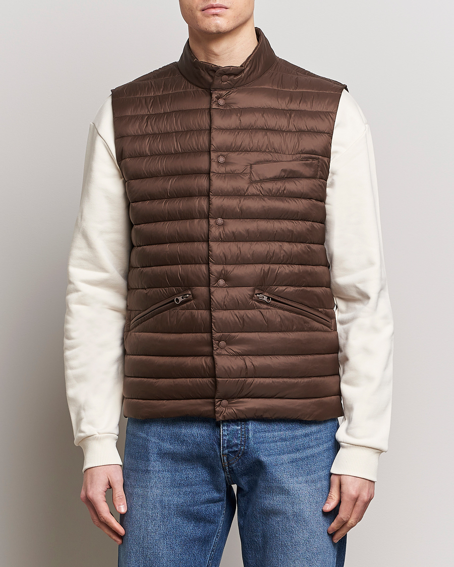 Herre | Business & Beyond | Save The Duck | Aiko Lightweigt Padded Vest Soil Brown