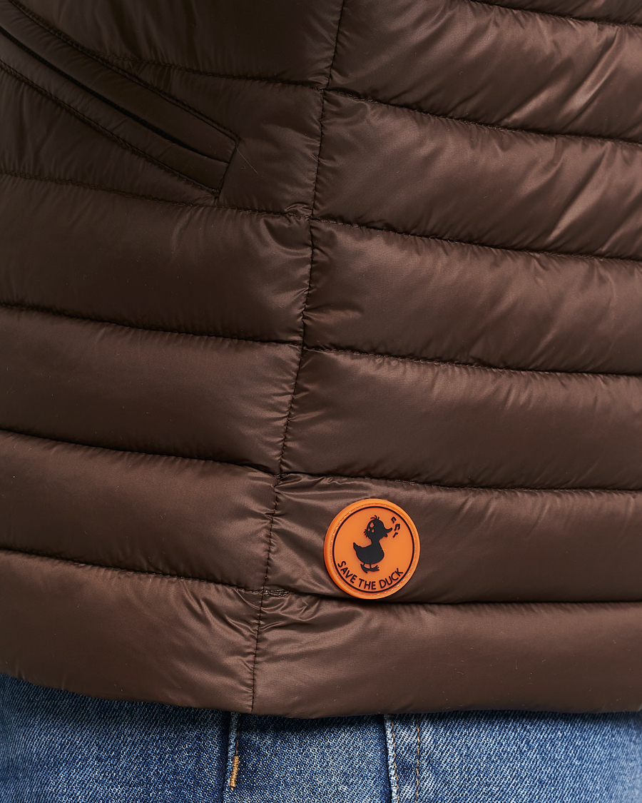 Herre | Jakker | Save The Duck | Aiko Lightweigt Padded Vest Soil Brown