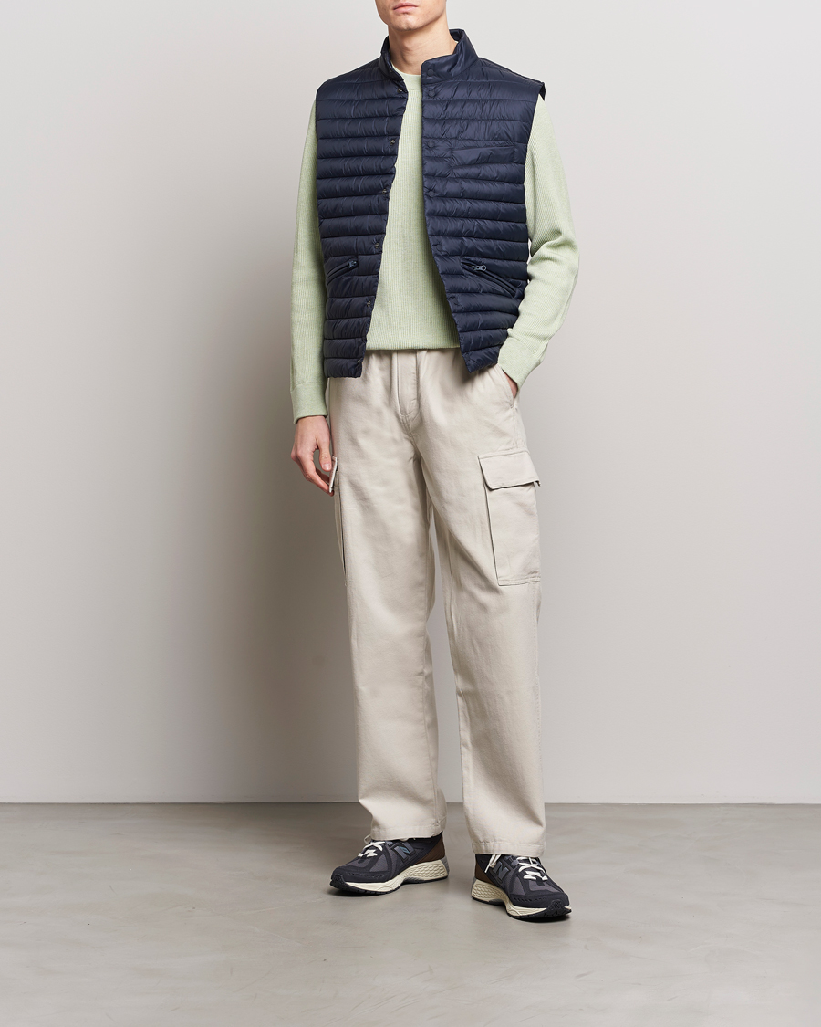 Herre | Jakker | Save The Duck | Aiko Lightweigt Padded Vest Blue Black