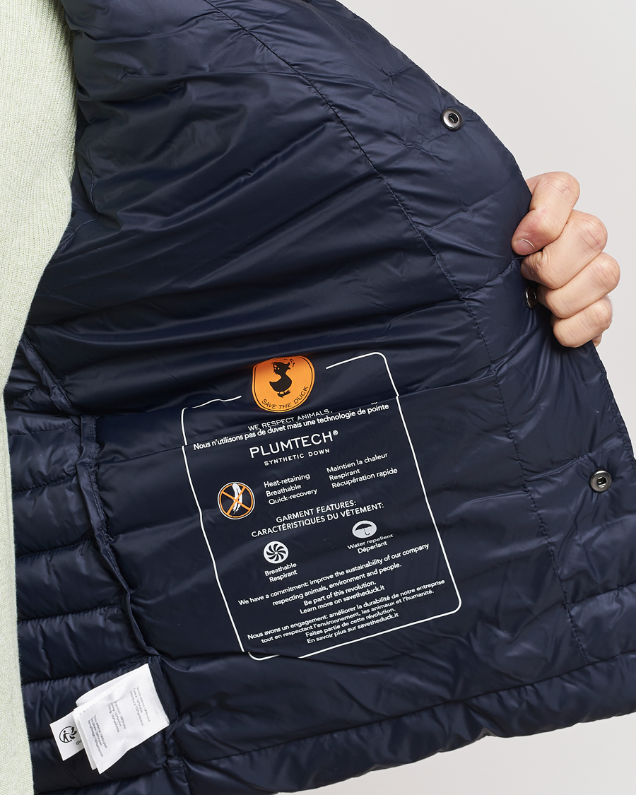 Herre | Jakker | Save The Duck | Aiko Lightweigt Padded Vest Blue Black