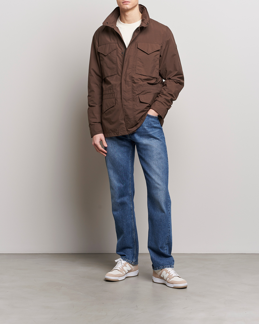 Herre | Jakker | Save The Duck | Mako Water Repellent Nylon Field Jacket Soil Brown