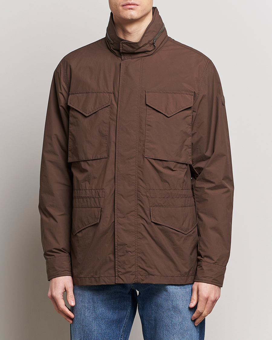 Herre | Jakker | Save The Duck | Mako Water Repellent Nylon Field Jacket Soil Brown