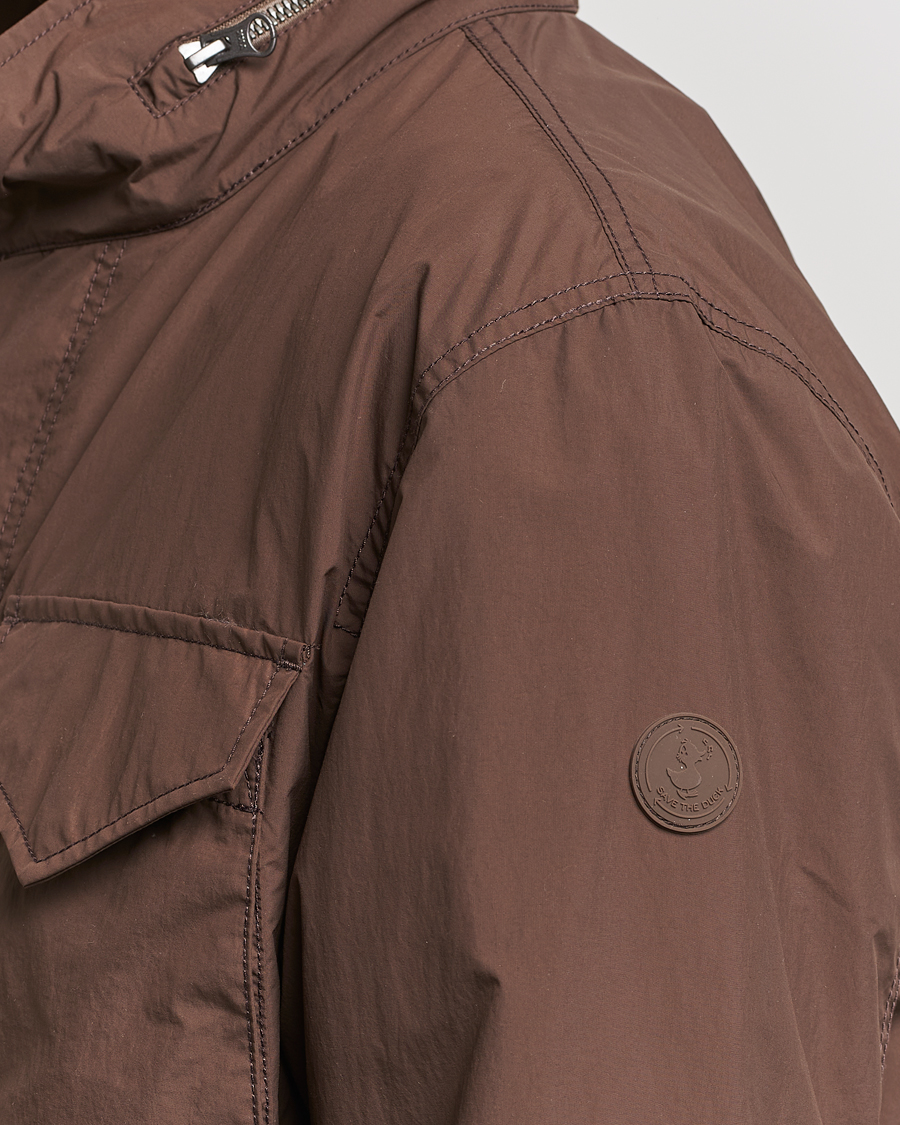 Herre | Jakker | Save The Duck | Mako Water Repellent Nylon Field Jacket Soil Brown