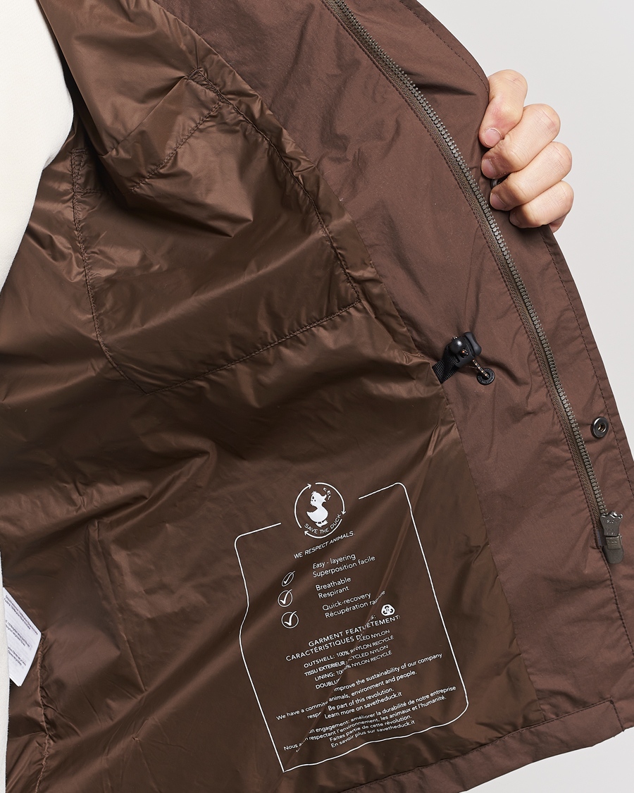 Herre | Jakker | Save The Duck | Mako Water Repellent Nylon Field Jacket Soil Brown