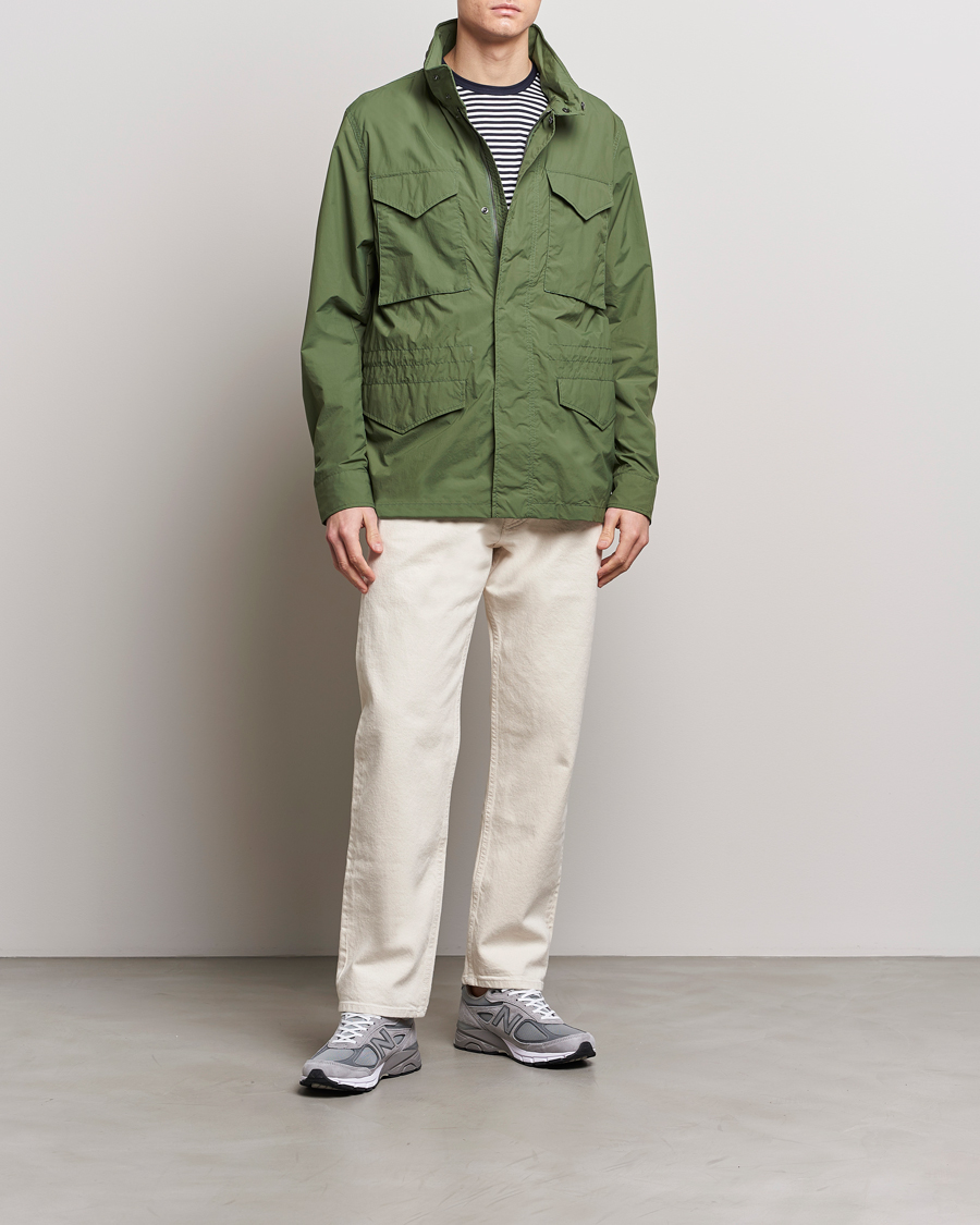 Herre | Jakker | Save The Duck | Mako Water Repellent Nylon Field Jacket Dusty Olive