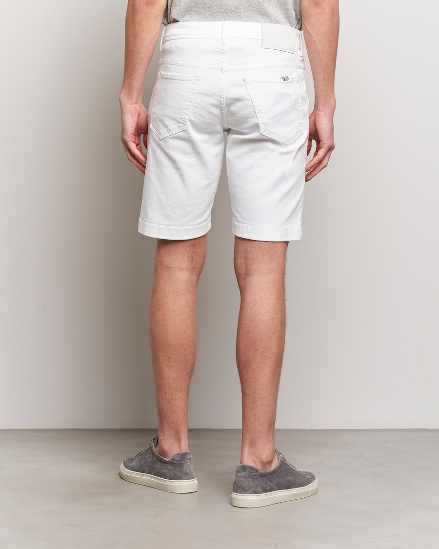 Herre | Shorts | Jacob Cohën | Lou Stretch Denim Shorts White