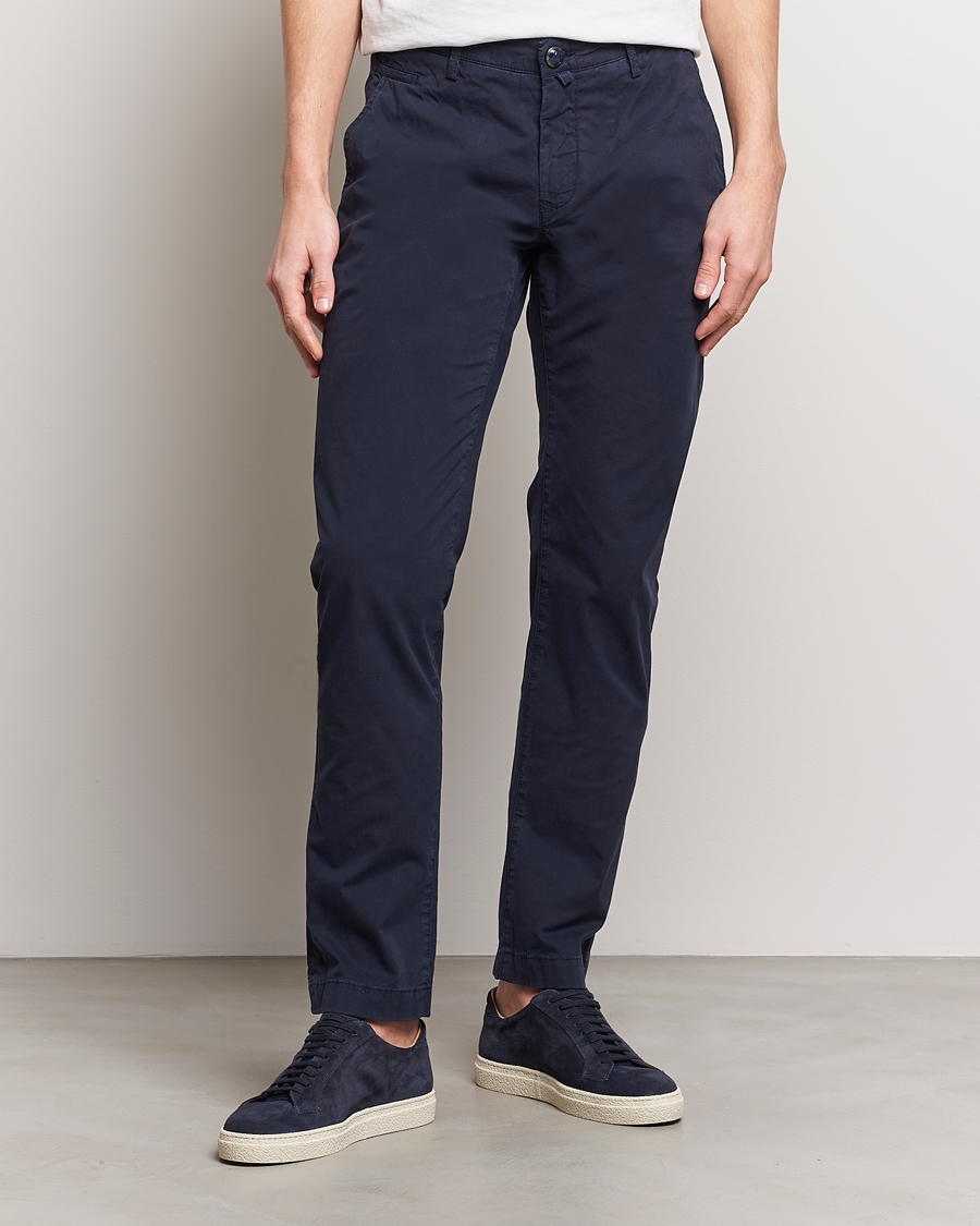 Herre | Jacob Cohën | Jacob Cohën | Bobby Cotton Gabardine Chinos Navy