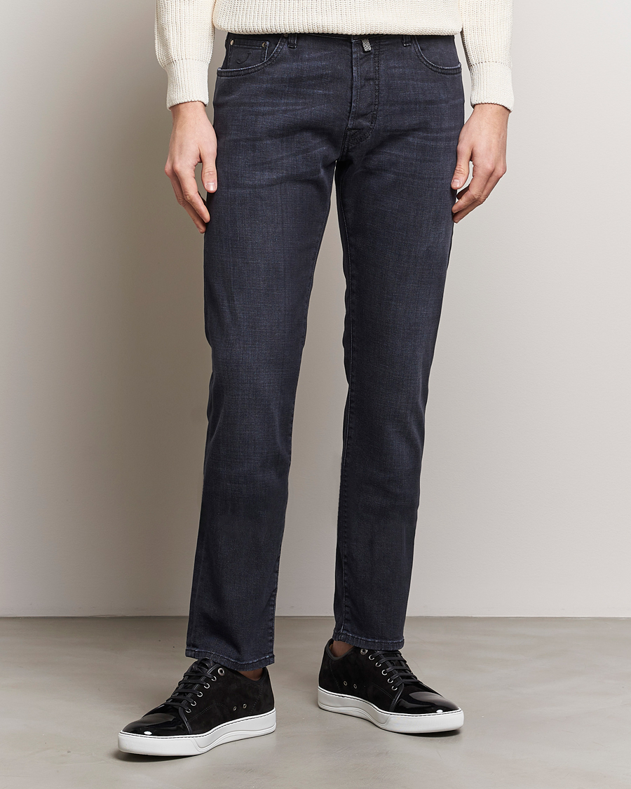 Herre |  | Jacob Cohën | Bard Slim Fit Stretch Jeans Grey Black