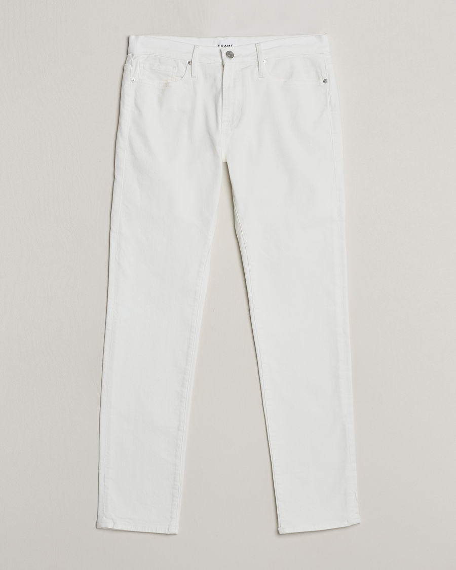 Herre | Jeans | FRAME | L'Homme Slim Stretch Jeans Whisper White