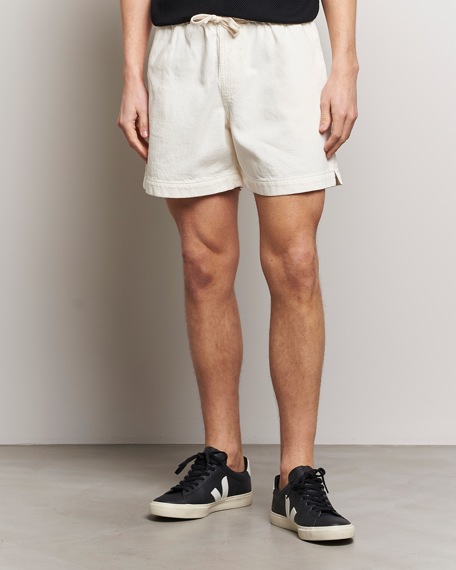 Herre | Contemporary Creators | FRAME | Textured Terry Shorts Off White