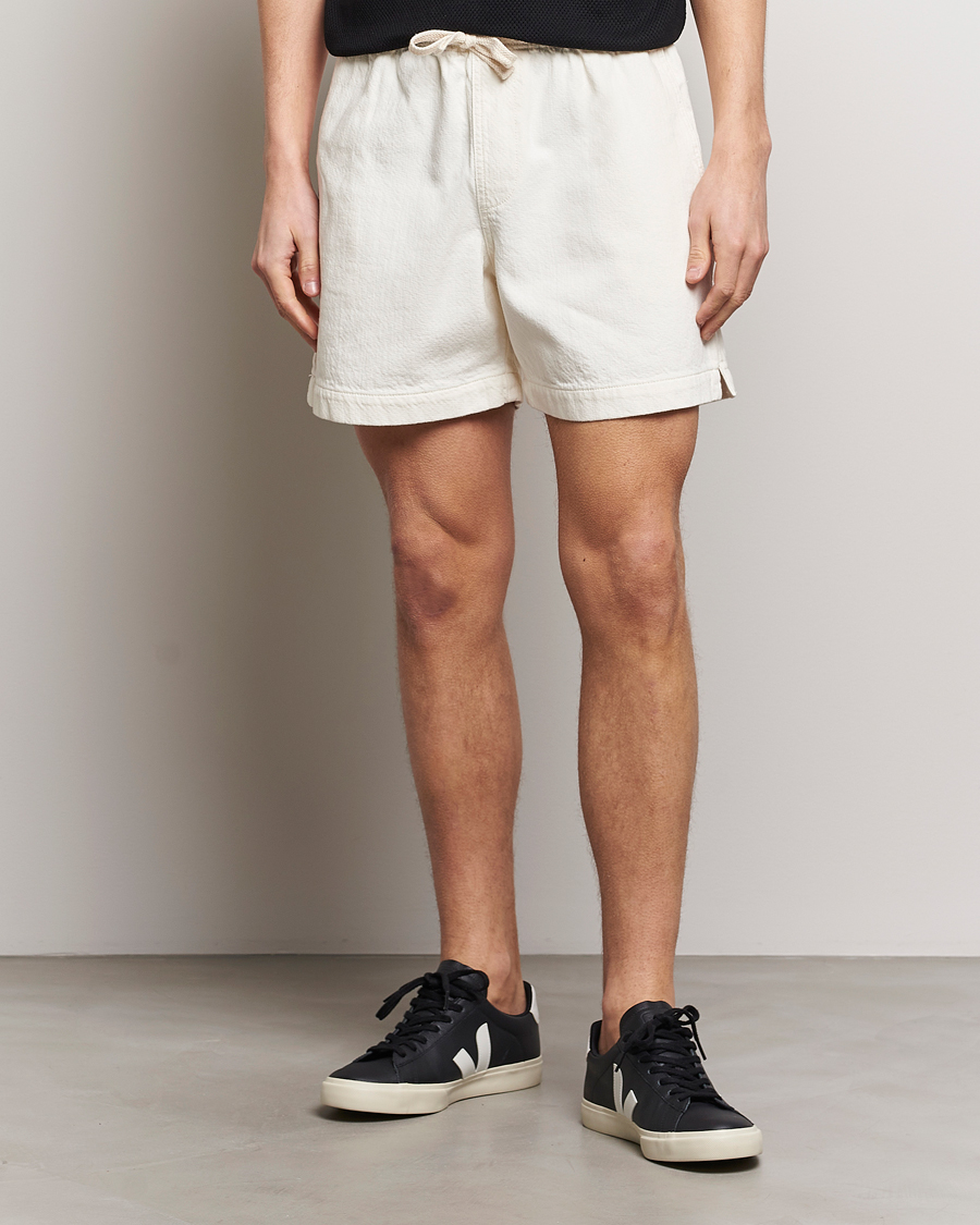 Herr | FRAME | FRAME | Textured Terry Shorts Off White