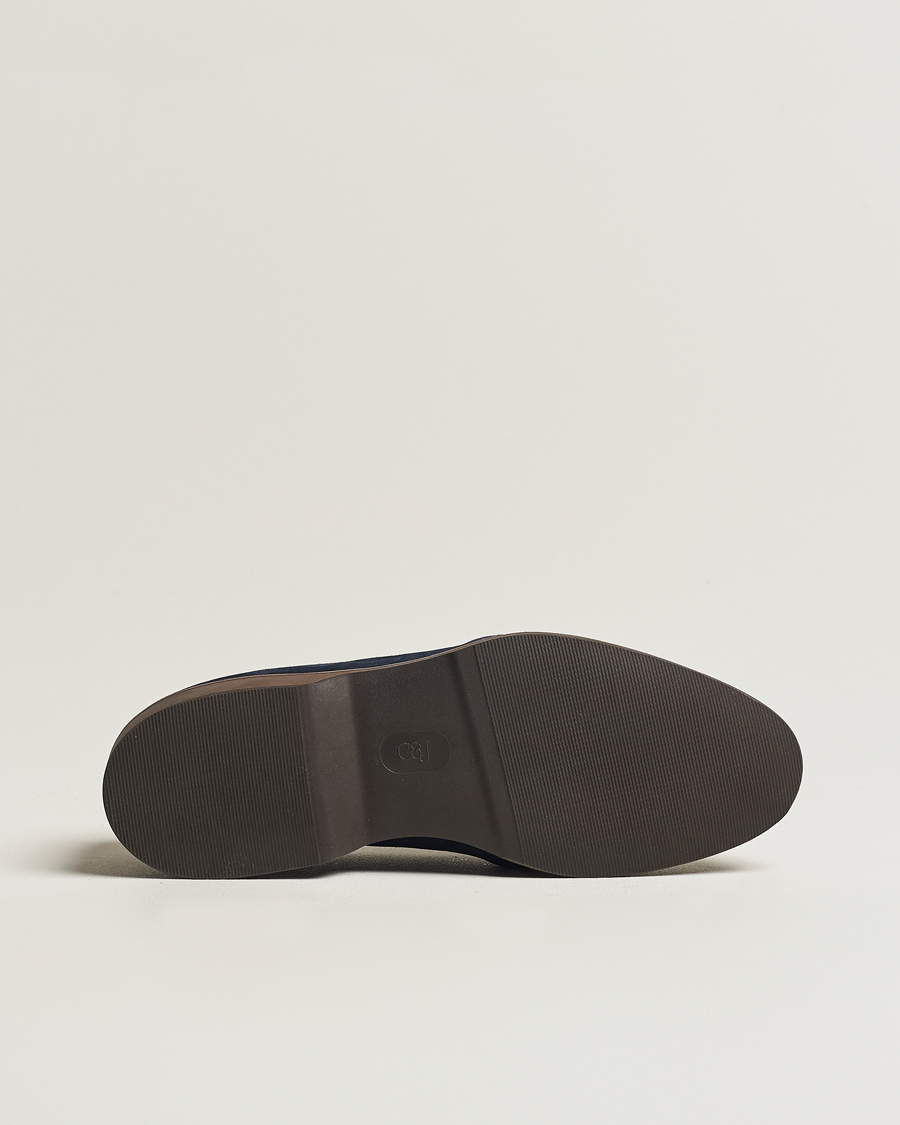 Herre | Crockett & Jones Falmouth Deck Shoes Ocean Suede | Crockett & Jones | Falmouth Deck Shoes Ocean Suede