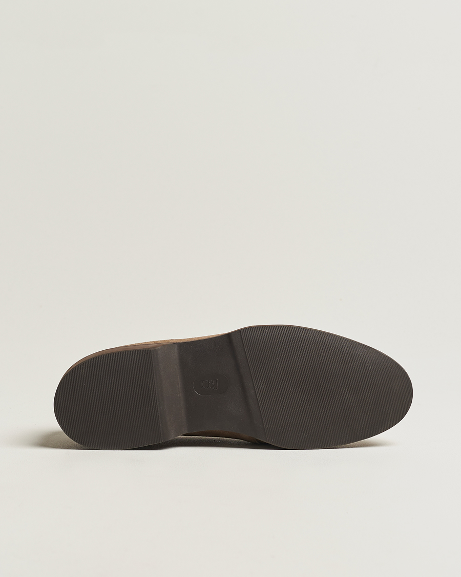 Herre | Crockett & Jones Falmouth Deck Shoes Khaki Suede | Crockett & Jones | Falmouth Deck Shoes Khaki Suede