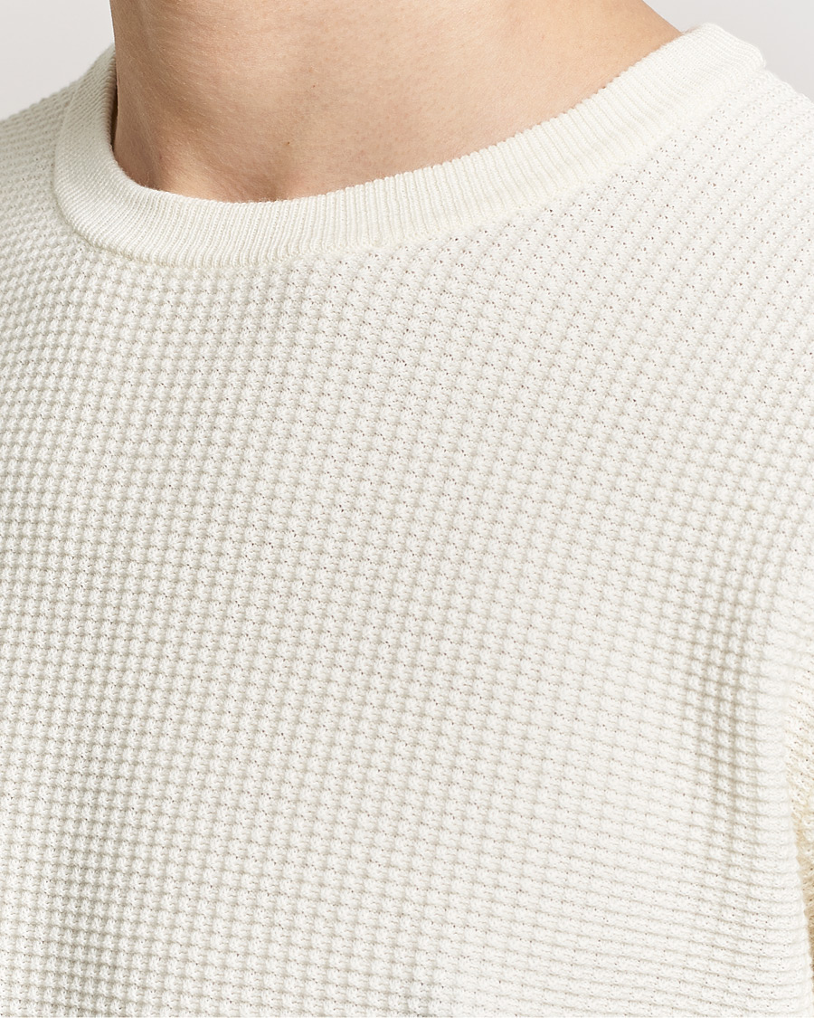 Herre | Trøjer | Stenströms | Organic Cotton Crew Neck White