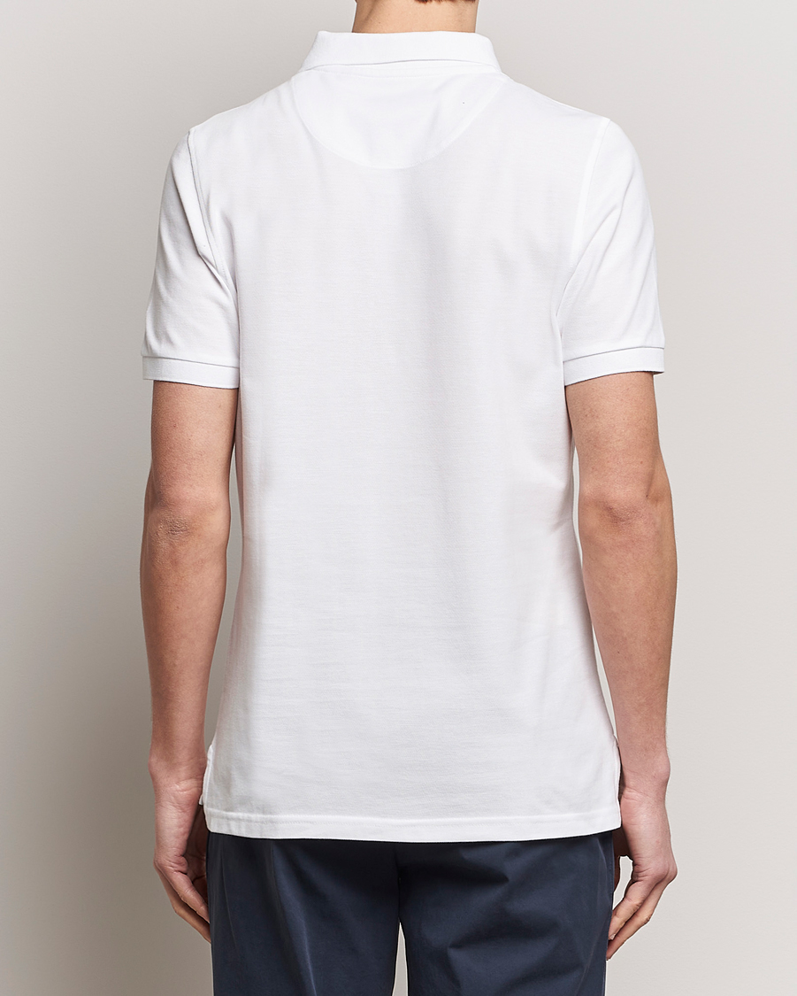 Herre | Polotrøjer | Stenströms | Organic Cotton Piquet Polo Shirt White