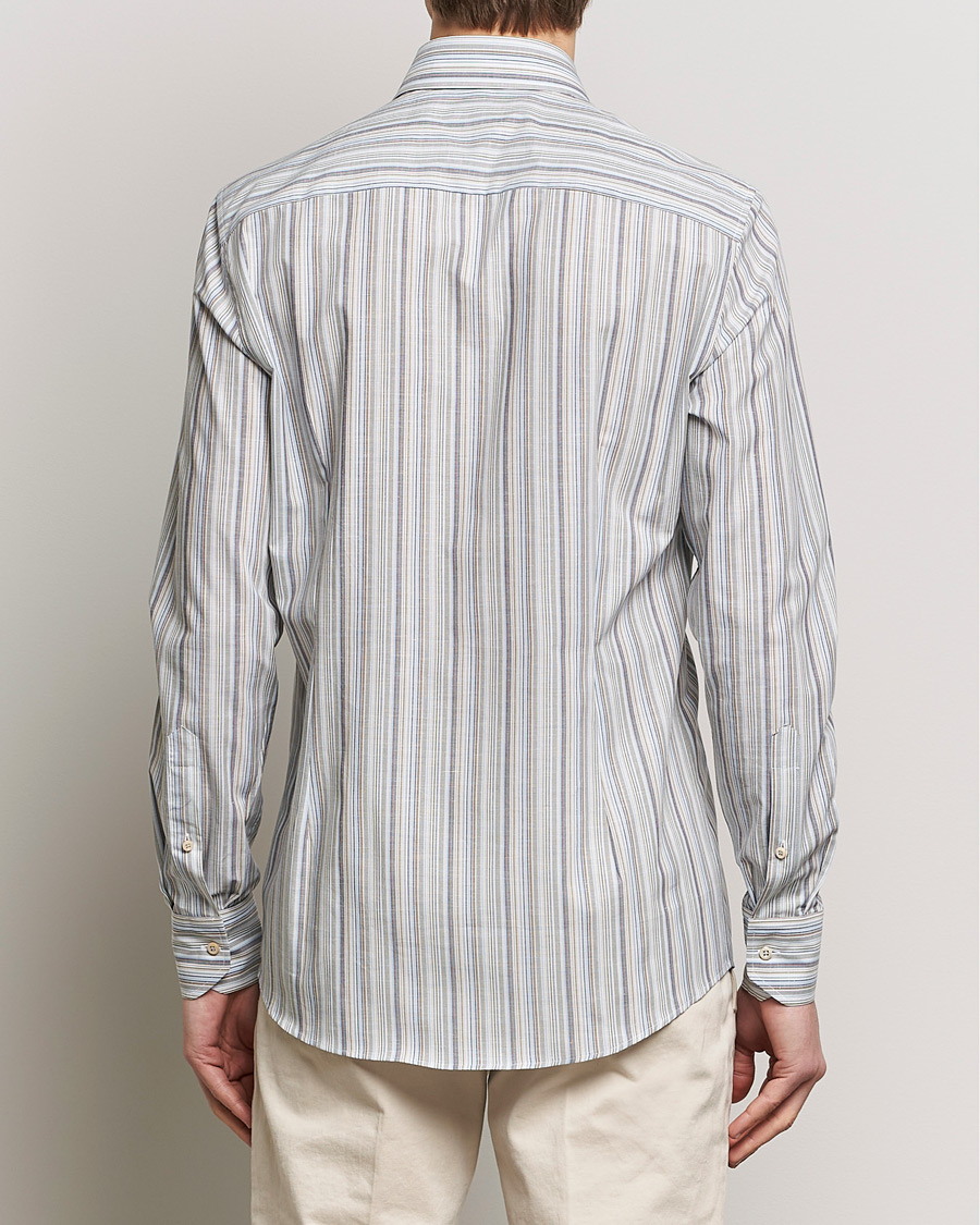Herre | Skjorter | Stenströms | Slimline Multi Stripe Cut Away Shirt Multi