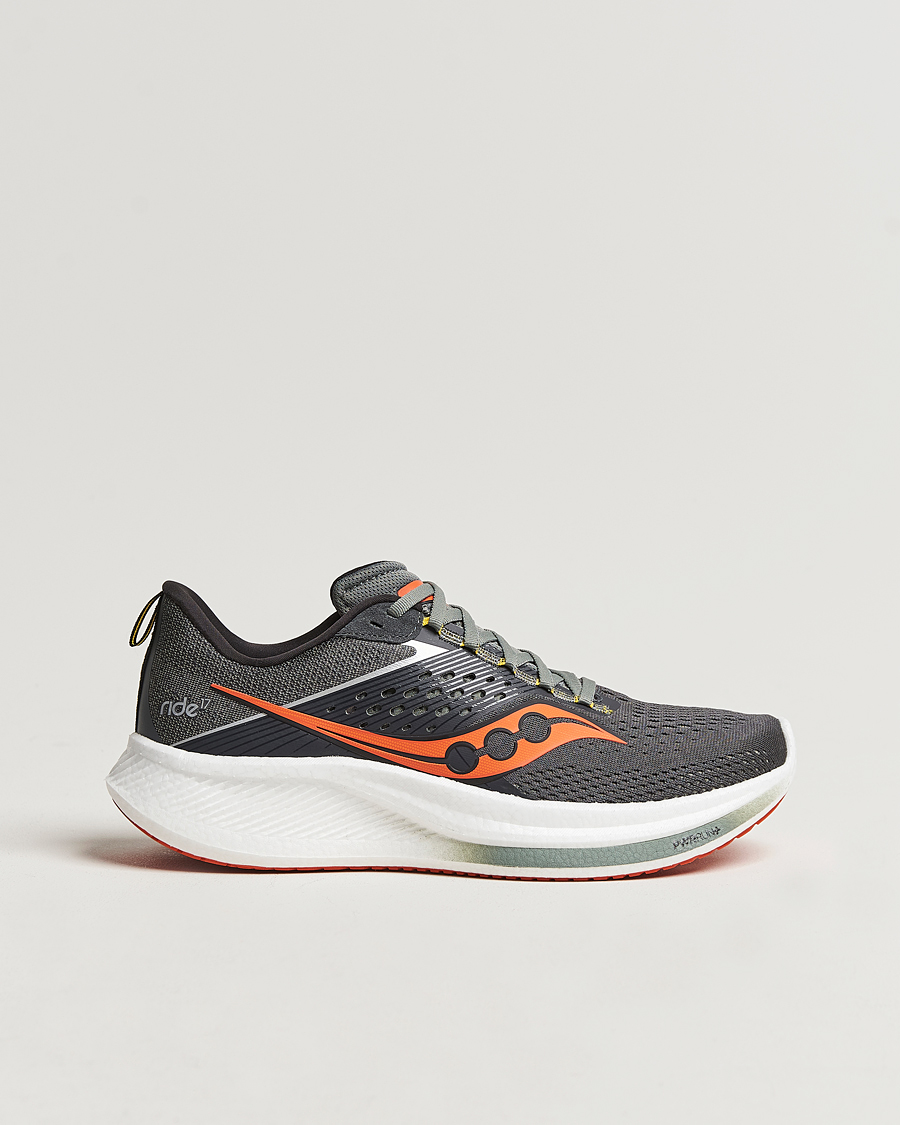 Herre | Saucony Ride 17 Shadow/Peppar | Saucony | Ride 17 Shadow/Peppar