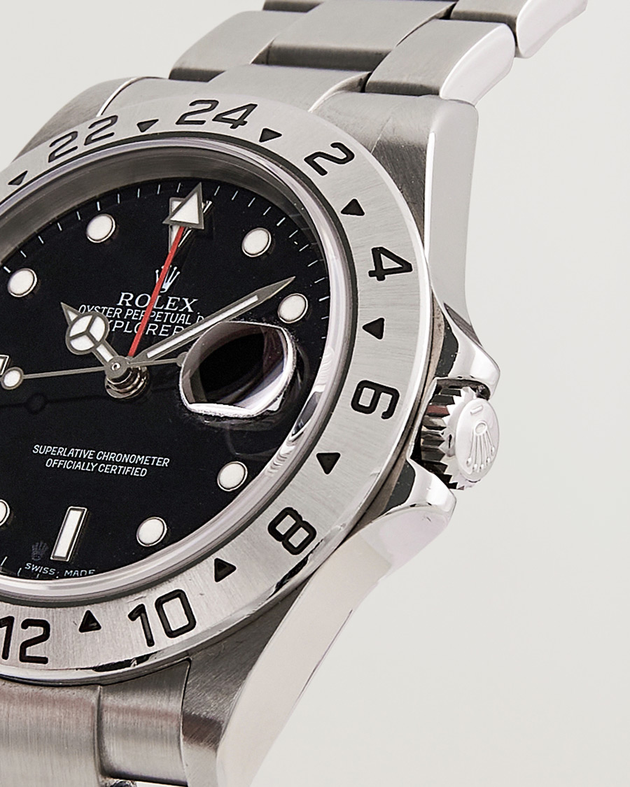 Herre | Rolex Pre-Owned Explorer II 16570 Black | Rolex Pre-Owned | Explorer II 16570 Black