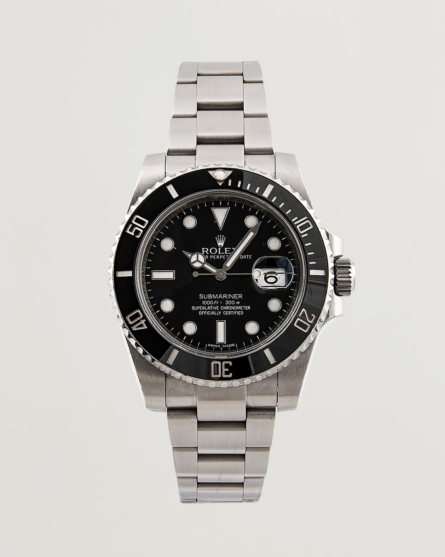 Brugt: | Pre-Owned & Vintage Watches | Rolex Pre-Owned | Submariner 116610LN Oyster Perpetual Steel Black Silver