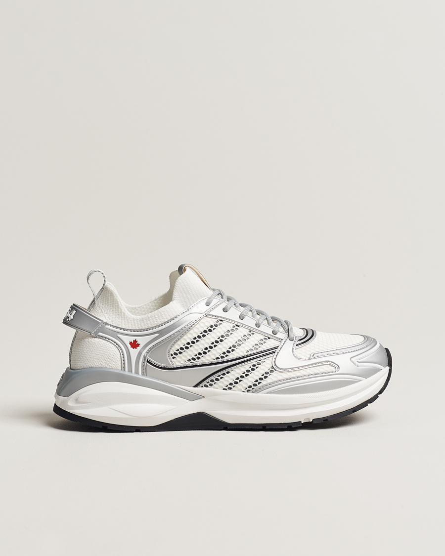 Herre | Dsquared2 Dash Sneaker White/Silver | Dsquared2 | Dash Sneaker White/Silver
