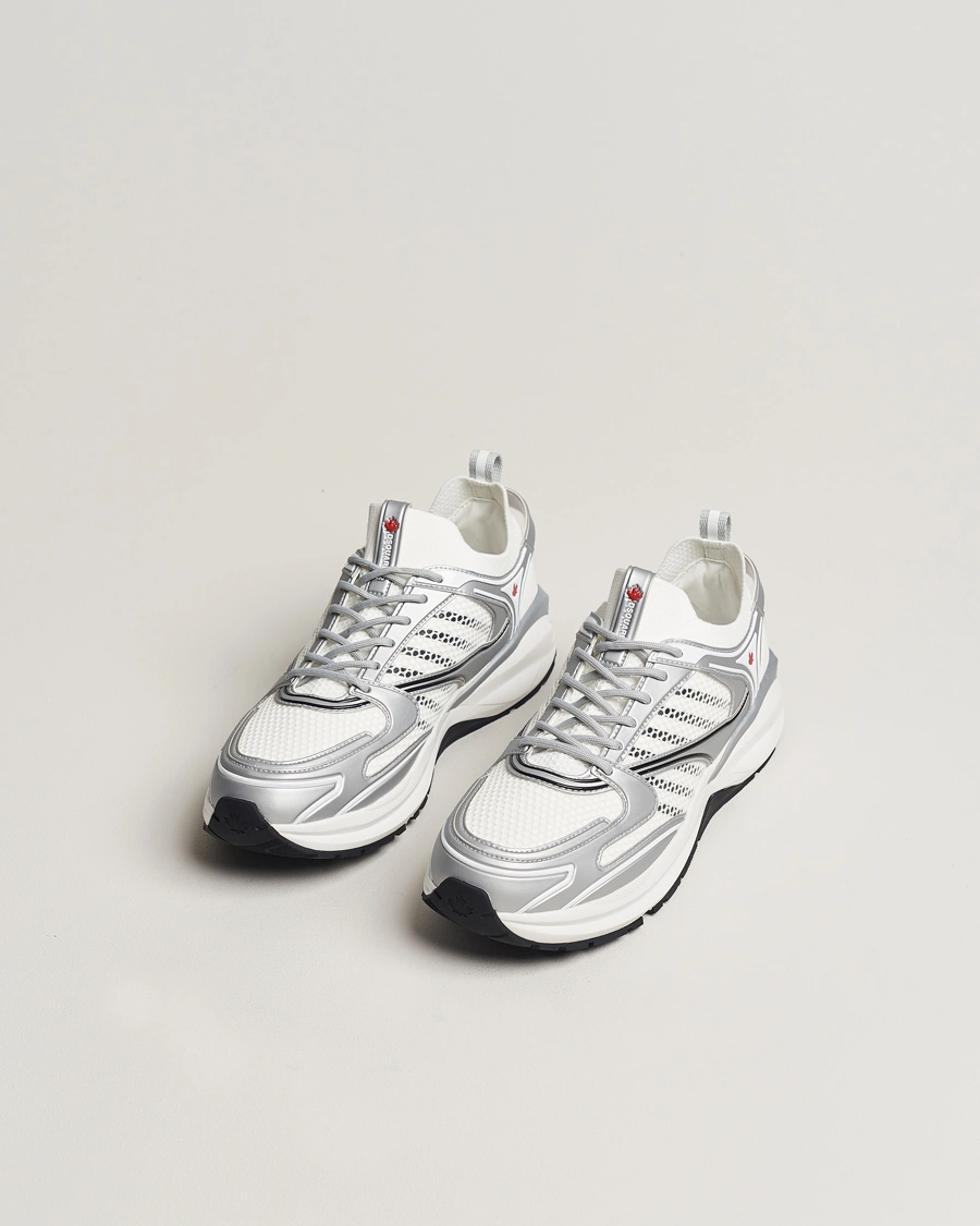 Herre | Sko | Dsquared2 | Dash Sneaker White/Silver