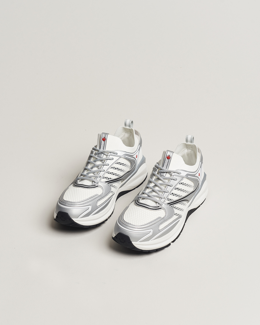 Herre | Dsquared2 Dash Sneaker White/Silver | Dsquared2 | Dash Sneaker White/Silver