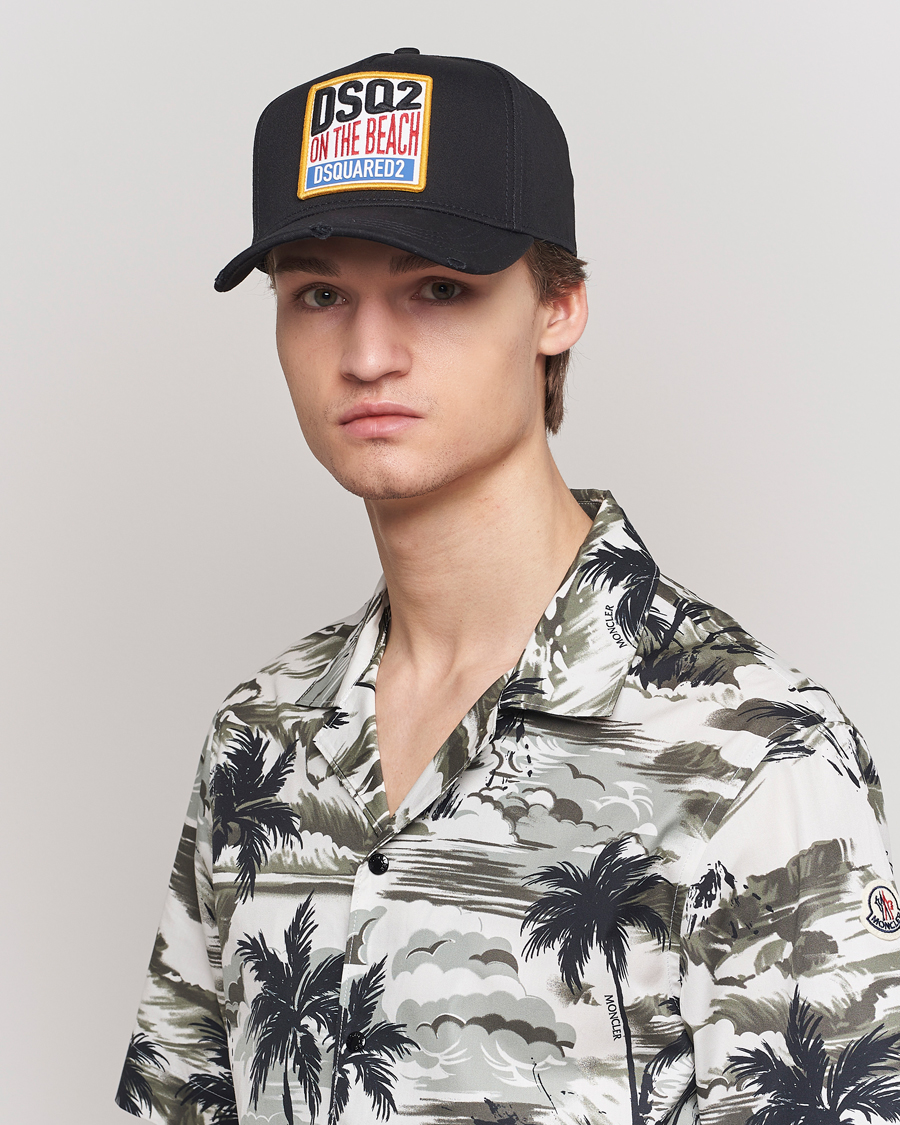 Herre | Dsquared2 Tropical Baseball Cap Black | Dsquared2 | Tropical Baseball Cap Black
