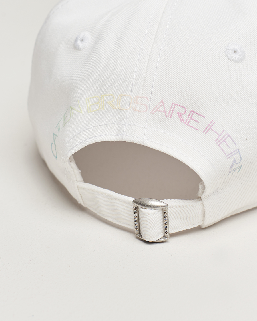 Herre | Dsquared2 Palm Beach Baseball Cap White | Dsquared2 | Palm Beach Baseball Cap White