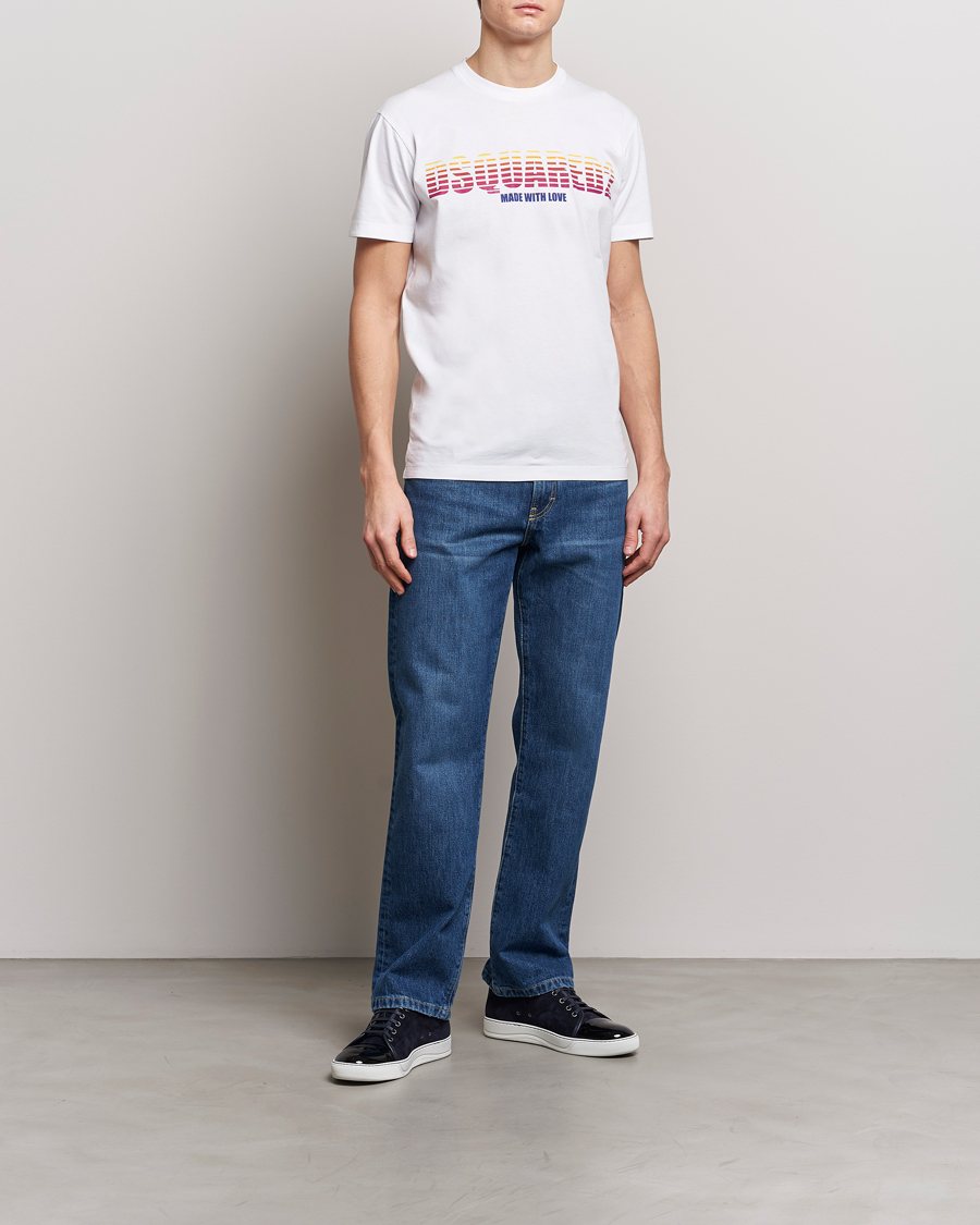 Herre | T-Shirts | Dsquared2 | Cool Fit Crew Neck T-Shirt White